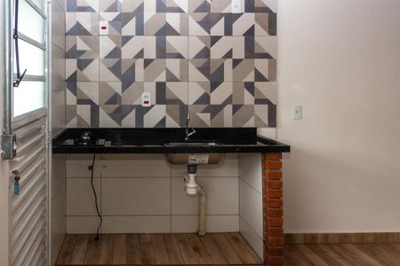 Studio para alugar com 25m², 1 quarto e sem vaga Studio para alugar com 25m², 1 quarto e sem vagaCozinha e Área de Serviço