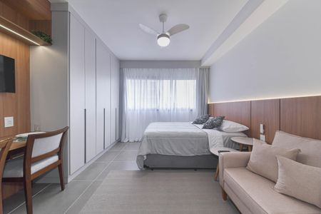 Studio de kitnet/studio para alugar com 1 quarto, 27m² em Santo Amaro, São Paulo