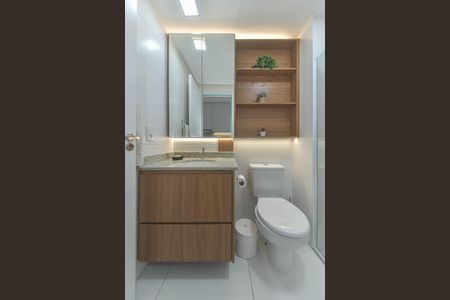 Studio para alugar com 27m², 1 quarto e sem vaga Studio para alugar com 27m², 1 quarto e sem vagaBanheiro