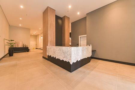 Studio para alugar com 27m², 1 quarto e sem vaga Studio para alugar com 27m², 1 quarto e sem vagaHall Social