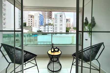 Varanda da Sala de apartamento para alugar com 1 quarto, 55m² em Anchieta, Belo Horizonte