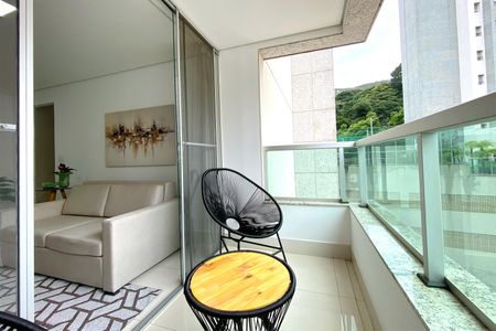 Varanda da Sala de apartamento para alugar com 1 quarto, 55m² em Anchieta, Belo Horizonte