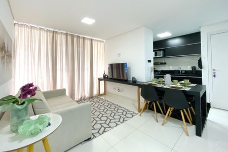 Sala de apartamento para alugar com 1 quarto, 55m² em Anchieta, Belo Horizonte