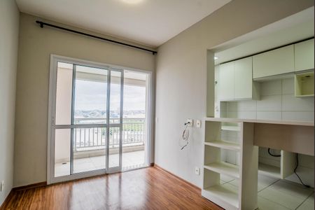 Sala de apartamento à venda com 2 quartos, 56m² em Vila Homero Thon, Santo André
