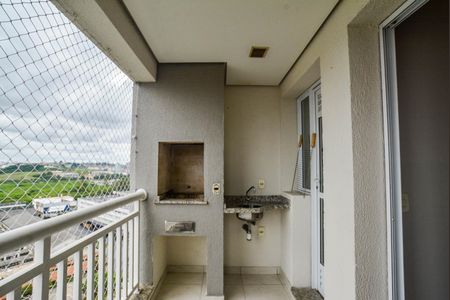 Varanda da Sala de apartamento à venda com 2 quartos, 56m² em Vila Homero Thon, Santo André