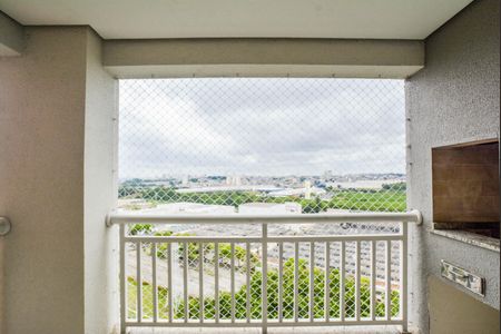 Varanda da Sala de apartamento à venda com 2 quartos, 56m² em Vila Homero Thon, Santo André