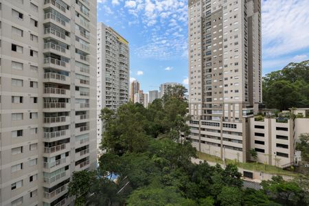 Vista d aVaranda da Sala de apartamento à venda com 2 quartos, 84m² em Vila Andrade, São Paulo