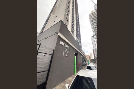 Studio à venda com 25m², 1 quarto e sem vagafachada do predio