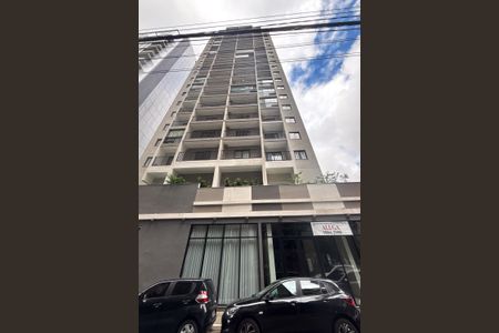 Studio à venda com 25m², 1 quarto e sem vagafachada do predio