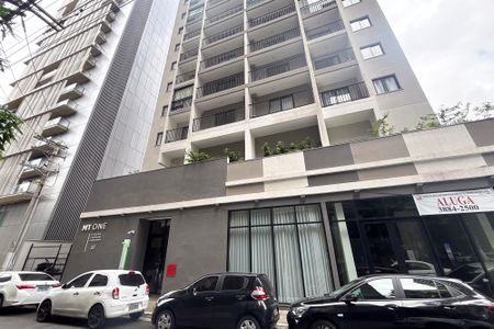 Studio à venda com 25m², 1 quarto e sem vagafachada do predio