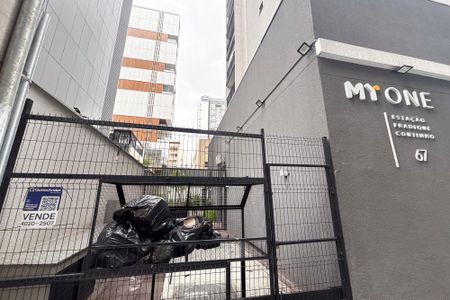 Studio à venda com 25m², 1 quarto e sem vagafachada do predio