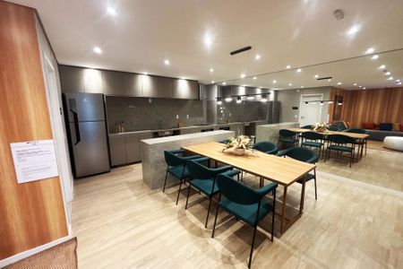 Studio à venda com 25m², 1 quarto e sem vagaCozinha gourmet