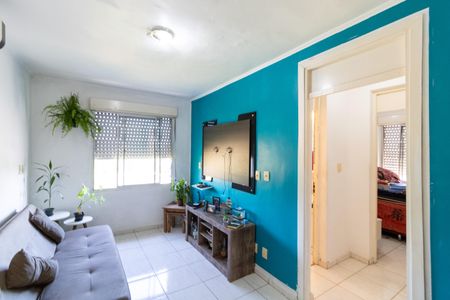 Sala de apartamento para alugar com 1 quarto, 56m² em Vila Nova, Porto Alegre