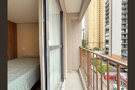 Studio para alugar com 25m², 1 quarto e sem vagaVaranda