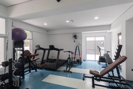 Apartamento para alugar com 60m², 2 quartos e 2 vagas Apartamento para alugar com 60m², 2 quartos e 2 vagasÁrea comum - Academia