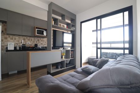 Sala de apartamento para alugar com 2 quartos, 41m² em Campestre, Santo André