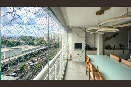 Varanda da Sala de apartamento à venda com 3 quartos, 97m² em Jurubatuba, São Paulo