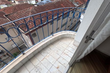 Varanda da Sala de apartamento para alugar com 1 quarto, 60m² em Boqueirão, Santos