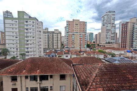 Vista da Varanda da Sala de apartamento para alugar com 1 quarto, 60m² em Boqueirão, Santos
