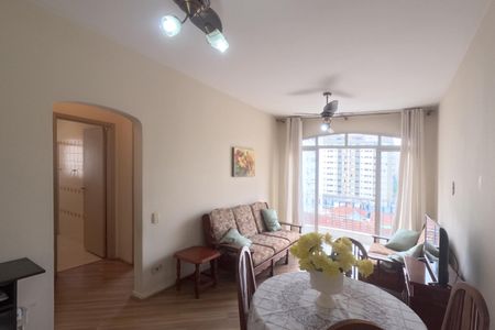 Sala de apartamento para alugar com 1 quarto, 60m² em Boqueirão, Santos