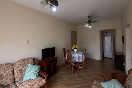 Sala de apartamento para alugar com 1 quarto, 60m² em Boqueirão, Santos