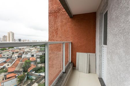 Varanda da Sala de apartamento para alugar com 1 quarto, 40m² em Vila Nova Manchester, São Paulo
