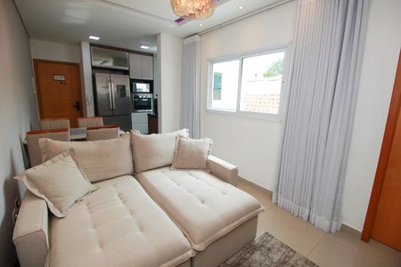 Sala de apartamento à venda com 2 quartos, 108m² em Parque das Nações, Santo André