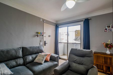 Sala de apartamento à venda com 2 quartos, 52m² em Jardim Alzira Franco, Santo André