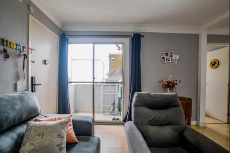 Sala de apartamento à venda com 2 quartos, 52m² em Jardim Alzira Franco, Santo André