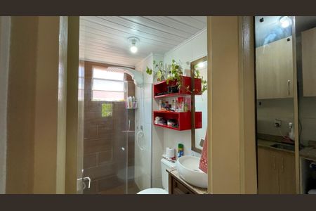 Banheiro de apartamento à venda com 2 quartos, 46m² em Canudos, Novo Hamburgo