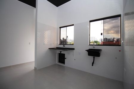 Cozinha e Área de Serviço de kitnet/studio para alugar com 1 quarto, 45m² em Ade Águas Claras, Brasília