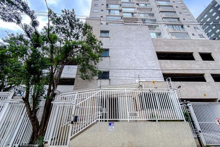 Apartamento para alugar com 34m², 1 quarto e 1 vagaFachada - Plaquinha