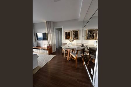 Sala de jantar de apartamento à venda com 1 quarto, 42m² em Jardim Olavo Bilac, São Bernardo do Campo