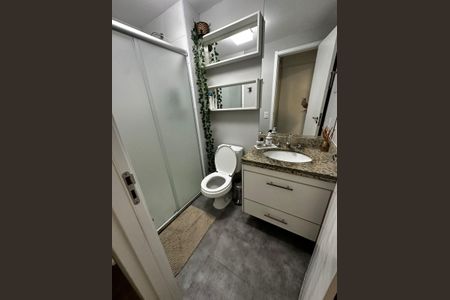 Banheiro de apartamento à venda com 1 quarto, 42m² em Jardim Olavo Bilac, São Bernardo do Campo