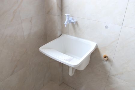 Cozinha de apartamento para alugar com 2 quartos, 45m² em Setor Crimeia Oeste, Goiânia