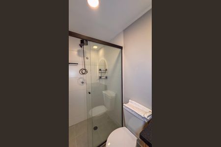 Banheiro de kitnet/studio à venda com 1 quarto, 26m² em Jardim das Acacias, São Paulo