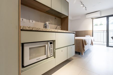 Studio à venda com 29m², 1 quarto e sem vaga Studio à venda com 29m², 1 quarto e sem vagaCozinha
