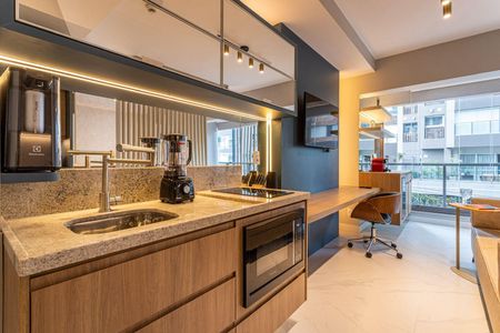 Studio à venda com 35m², 1 quarto e sem vaga