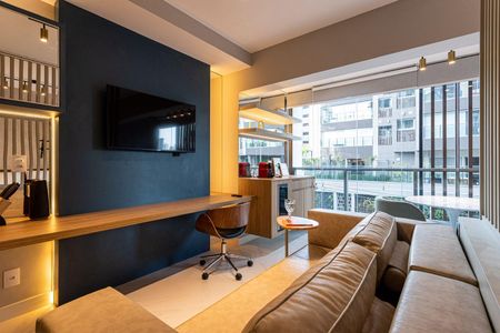 Studio à venda com 35m², 1 quarto e sem vaga