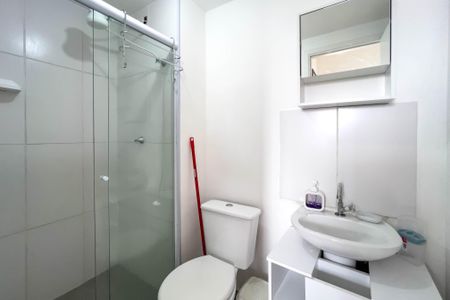 Banheiro de apartamento para alugar com 1 quarto, 30m² em Sé, São Paulo