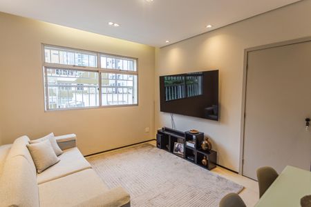 Sala de apartamento à venda com 3 quartos, 87m² em Funcionários, Belo Horizonte