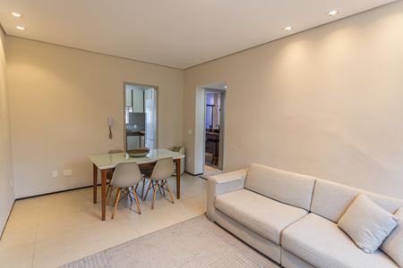 Sala de apartamento à venda com 3 quartos, 87m² em Funcionários, Belo Horizonte