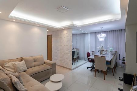 Sala de apartamento à venda com 3 quartos, 75m² em Castelo, Belo Horizonte