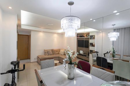 Sala de apartamento à venda com 3 quartos, 75m² em Castelo, Belo Horizonte