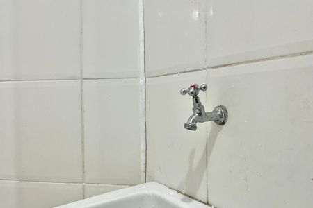 Banheiro da Suíte de apartamento para alugar com 1 quarto, 25m² em Vila Clementino, São Paulo