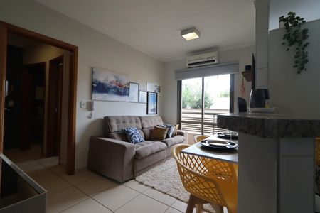 Sala de apartamento para alugar com 1 quarto, 45m² em Subsetor Sul - 7 (s-7), Ribeirão Preto