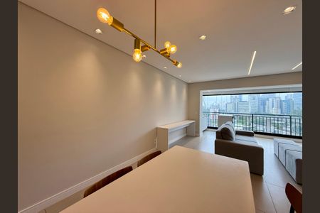 Sala  de apartamento à venda com 1 quarto, 64m² em Vila Cordeiro, São Paulo