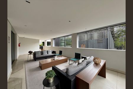 Área comum de apartamento à venda com 1 quarto, 64m² em Vila Cordeiro, São Paulo