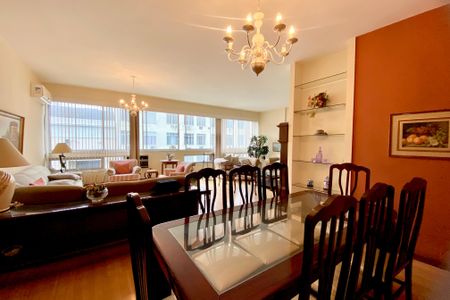 Sala de jantar  de apartamento à venda com 3 quartos, 167m² em Copacabana, Rio de Janeiro