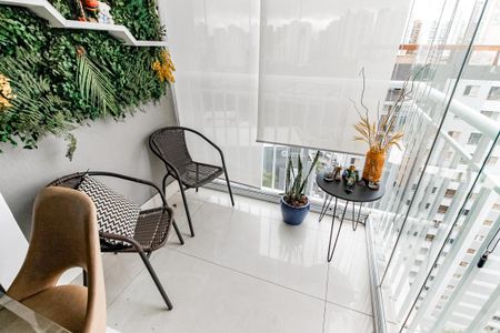 Varanda da Sala de apartamento para alugar com 3 quartos, 66m² em Vila Andrade, São Paulo